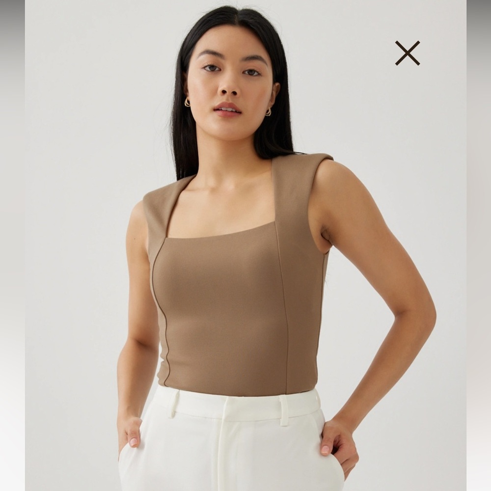 NWT- Jayne Square neck bustier top